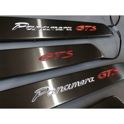 EXCLUSIVE DOOR LED SILL PLATES FOR PORSCHE PANAMERA 2009 up WITH ILLUMINATION