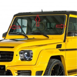 CARBON FIBRE PANELS FOR FRONT WINDOW LIKE MANSORY FOR MERCEDES G-CLASS W463