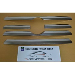 VOLKSWAGEN CRAFTER 2006 up CHROME GRILLE COVERS TRIM KIT STAINLESS STEEL