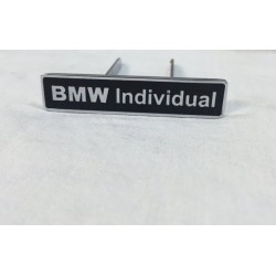 EXCLUSIVE HANDMADE LOGO IN THE CAR SEAT FOR BMW M INDIVIDUAL PERFORMANCE