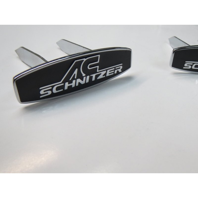 EXCLUSIVE HANDMADE LOGO IN THE CAR SEAT FOR AC Schnitzer BMW MINI