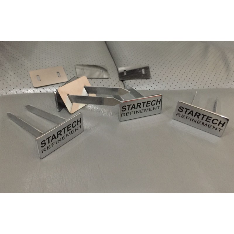 EXCLUSIVE HANDMADE LOGO IN THE CAR SEAT FOR STARTECH