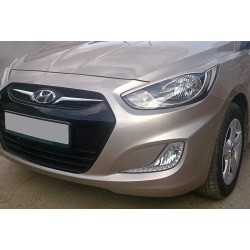 EYELID EYEBROW HEADLIGHT COVER FIT FOR HYUNDAI ACCENT 2010 up