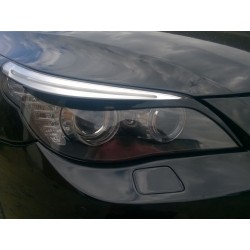 EYELID EYEBROW HEADLIGHT COVER FIT THIN FOR BMW 5 E60 E61 2003 up