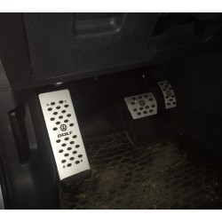 ALUMINUM PADS ON THE PEDALS FOR VOLKSWAGEN GOLF 7 2012 up