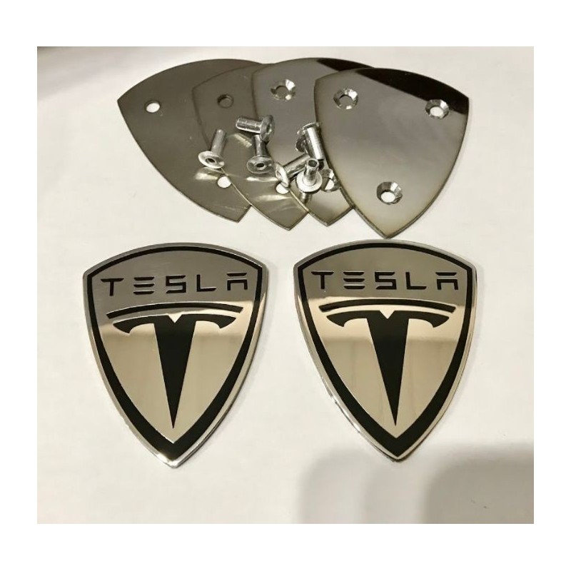 EXCLUSIVE HANDMADE LOGO IN THE CAR MAT FOR TESLA