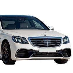 CARBON FRONT COVER, FRONT SPOILER FOR MERCEDES-BENZ AMG S-CLASS W222 2017 up