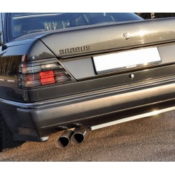 MUFFLER EXHAUST STAINLESS STEEL STYLE BRABUS FOR MERCEDES-BENZ W463 W124 W140