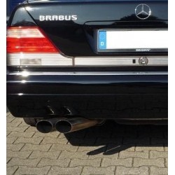 MUFFLER EXHAUST STAINLESS STEEL STYLE BRABUS FOR MERCEDES-BENZ W463 W124 W140