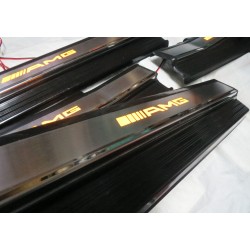 EXCLUSIVE DOOR LED SILL PLATES WITH ILLUMINATION FOR MERCEDES-BENZ S-CLASS W140
