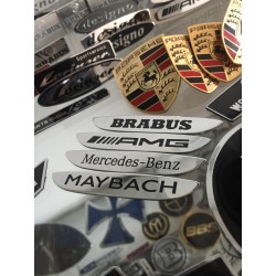 HANDMADE LOGO IN THE STEERING WHEEL STYLE BRABUS FOR MERCEDES-BENZ S-CLASS W222