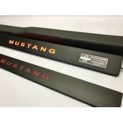 EXCLUSIVE DOOR LED SILL PLATES WITH ILLUMINATION FOR FORD MUSTANG V 2005 up