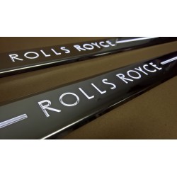 EXCLUSIVE DOOR LED SILL PLATES WITH ILLUMINATION FOR ROLLS-ROYCE PHANTOM COUPE 2008