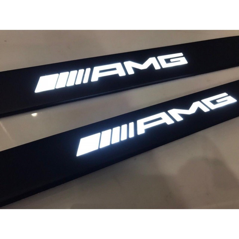 EXCLUSIVE DOOR LED SILL PLATES WITH ILLUMINATION for MERCEDES E-CLASS COUPE C238