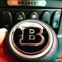 BRABUS LOGO IN THE GEAR SHIFT KNOB for SMART 450 451 and ROADSTER