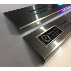 EXCLUSIVE DOOR LED SILL PLATES WITH ILLUMINATION for MERCEDES-BENZ SLK R170 and R172