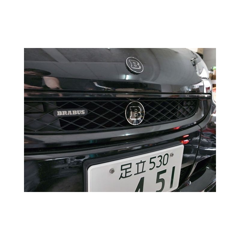 EXCLUSIVE HANDMADE REAR BADGE LOGO EMBLEM IN GRILLE style BRABUS