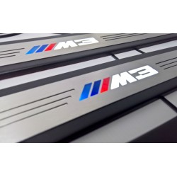 EXCLUSIVE DOOR LED SILL PLATES WITH ILLUMINATION style M for BMW 3 E90
