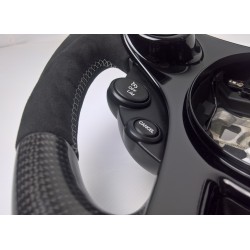 CARBON STEERING WHEEL for SMART FORTWO FORFOUR III 453 alcantara