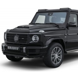 CARBON PAD COVER ON HOOD style BRABUS WIDESTAR for MERCEDES-BENZ G-CLASS W463A 2018 up