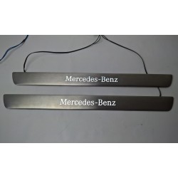 EXCLUSIVE DOOR LED SILL PLATES WITH ILLUMINATION for MERCEDES-BENZ CLS W218 2010 up
