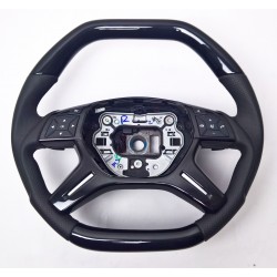 CARBON painted - BLACK GRAND PIANO STEERING WHEEL for MERCEDES-BENZ G-CLASS W463