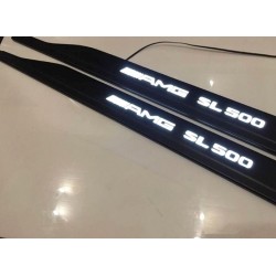 EXCLUSIVE DOOR LED SILL PLATES WITH ILLUMINATION FOR MERCEDES-BENZ SL R129