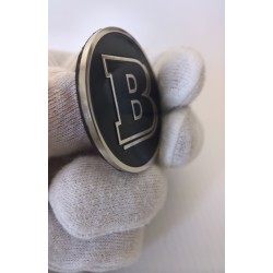 STAINLESS STEEL LOGO style BRABUS in the STEERING WHEEL for SMART 453