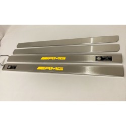 EXCLUSIVE DOOR LED SILL PLATES WITH ILLUMINATION FOR MERCEDES-BENZ CL C216