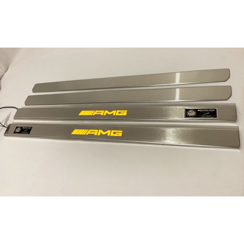 EXCLUSIVE DOOR LED SILL PLATES WITH ILLUMINATION FOR MERCEDES-BENZ CL C216