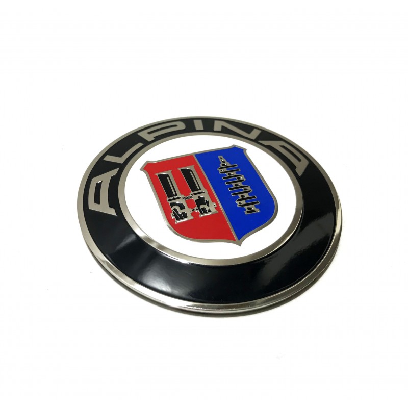 LUDOSTREET ref0002 Logo Emblema Badge Anagram Compatibile con BMW 73mm Baule posteriore Alpina 
